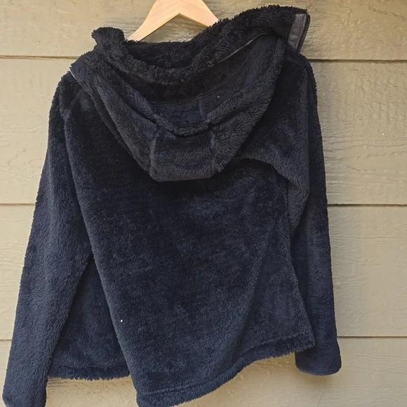 Kuhl black plush sherpa hooded flight jacket S - Picture 13 of 14